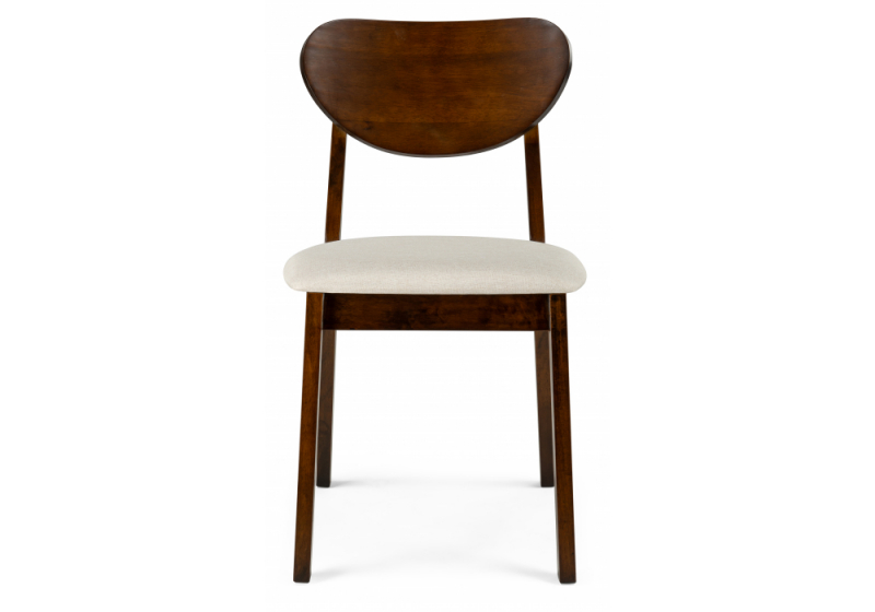 Стул деревянный Loid dirty oak / light beige (45x53x80)