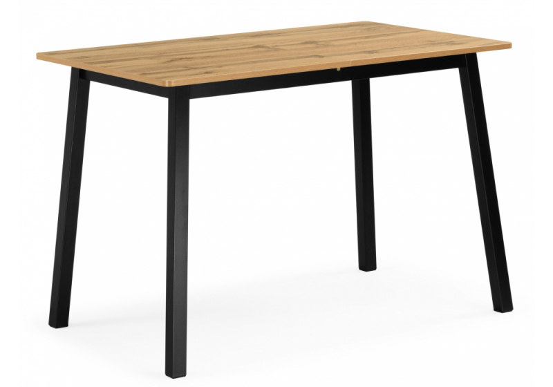 Стол деревянный Марион 110(140) x 68 дуб вотан / черный (68x75). 