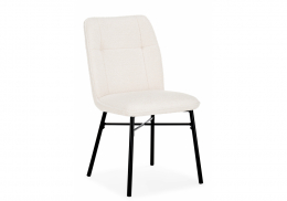 Стул на металлокаркасе Denis beige / black (46x59x87)